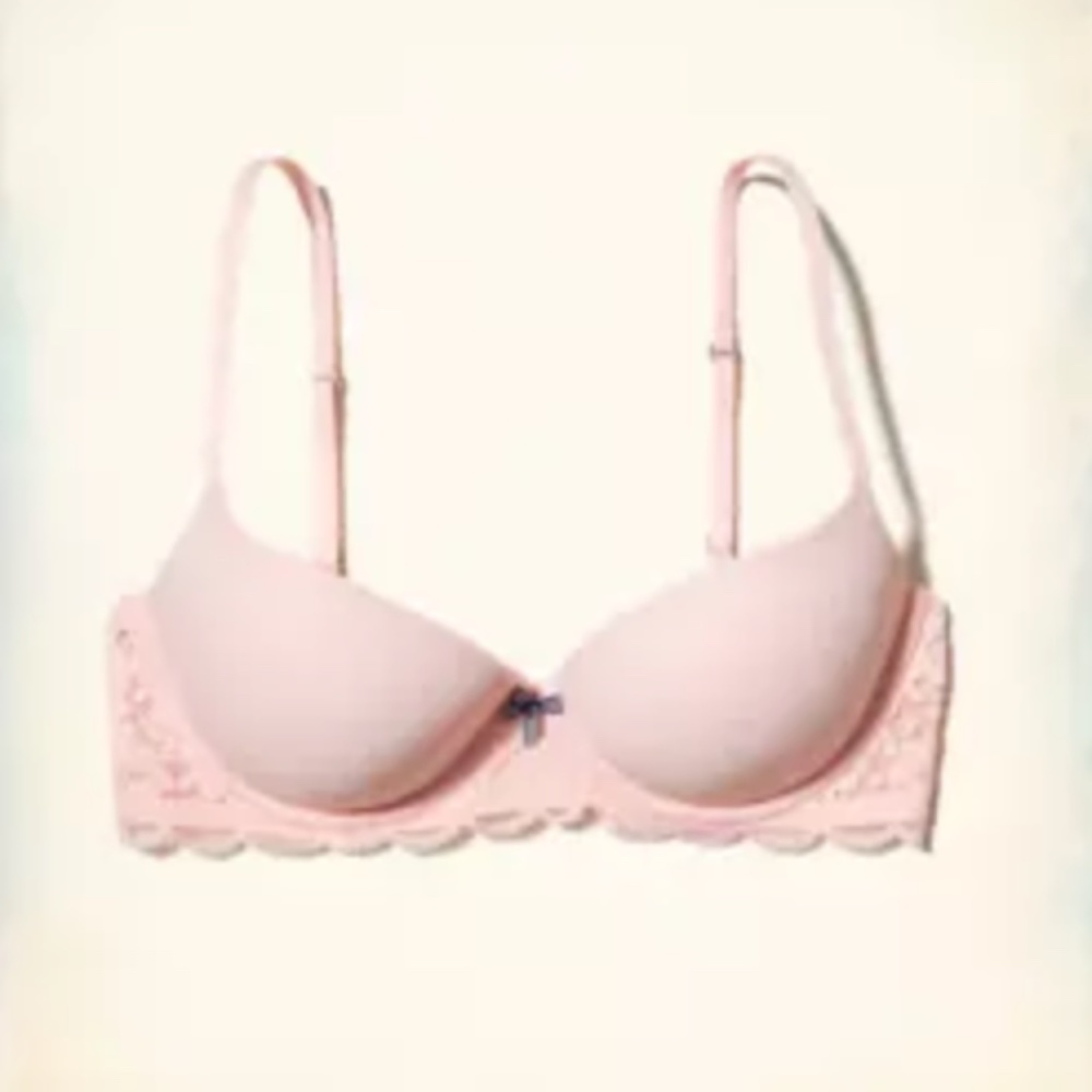 Gilly Hicks Light Pink Lightly Lined Demi Bra